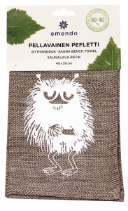 Emendo Moomin Little My pefletti Mumin Sauna Sitzunterlage