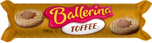 Kantolan Ballerina Toffee Kekse mit Toffee-Füllung
