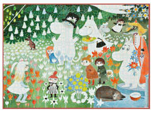 Preview: Moomin Art Puzzle - Floral Garden
