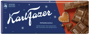 Karl Fazer Winter Edition Piparkakku - Milchschokolade mit Pfefferkeksen