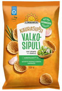 Linkosuo Kaura Sipsi Valkosipuli Haferchips mit Knoblauch