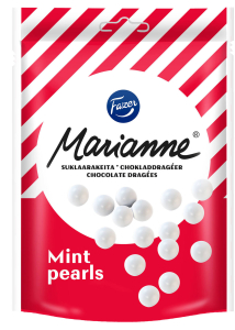 Fazer Marianne Minttusuklaa suklaahelmi Minzschokoladenperlen