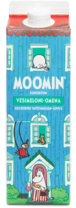 Refresco Moomin Vesimeloni-Omenajuoma Sokeriton Wassermelone-Apfelsaft zuckerfrei