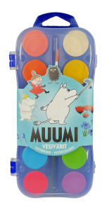 Mumin Vesivärit Wasserfarben-Set