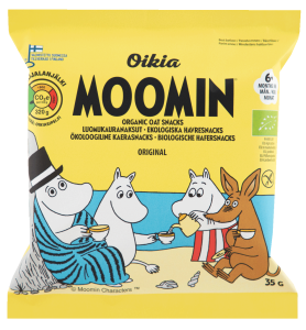 Oikia Moomin Luomu Kauranaksu Hafersnacks