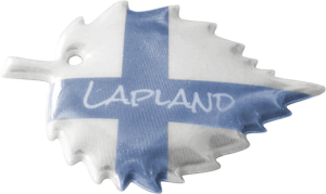 LifeSaver Reflektor Koivunlehti Birkenblatt mit Finnlandfahne