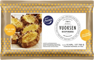 Fazer Vuoksen Riisipiirakka Cocktailpiroggen, 15x 50 g - NICHT IM VERSAND ERHÄLTLICH - NUR ABHOLUNG VOR ORT!