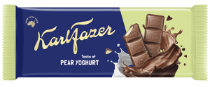 Karl Fazer Päärynäjogurtti Milchschokolade mit Birnenjoghurtfüllung
