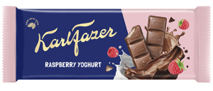 Karl Fazer Vadelmajogurtti Himbeer-Joghurt Milchschokolade