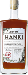 Jaloviina Hanki würziger Likör mit einem Hauch von frischer Pfefferminze und Fichte