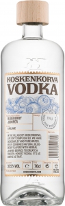 Koskenkorva Blaubeere-Wacholderbeere.