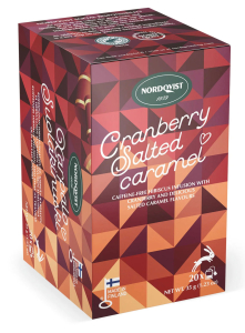 Nordqvist Karpalo & Suolakinuski Cranbeeren & Salzkaramell Tee