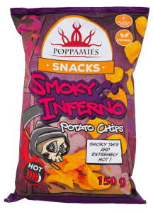 Poppamies Snacks Smoky Inferno Chips