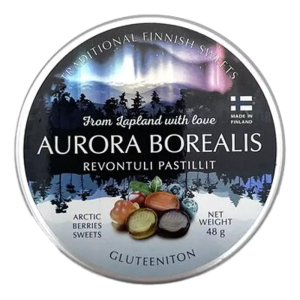 Poron Pipana Aurora Borealis Nordlicht-Pastillen mit Fruchtgeschmack
