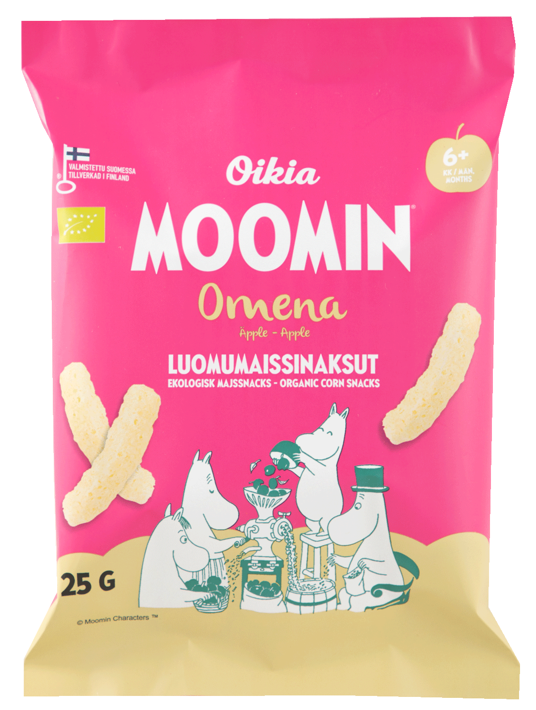 oikia-moomin-omena-luomumaissinaksut-maisflips-mit-apfel-finnkiosk