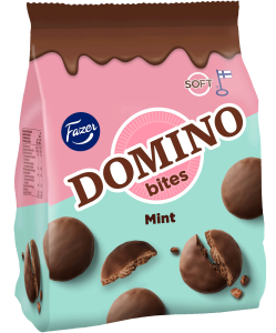 Fazer Domino Bites Mint herkuttelukeksi Kekse mit Minze