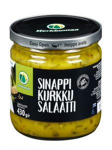 Herkkumaa Sinappi-Kurkkusalaati Senf-Gurkensalat