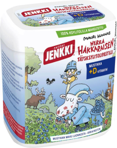 Jenkki Herra Hakkaraisen Xylitol Blaubeer-Pastillen