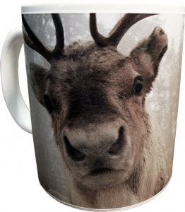 Kahvimuki Poro Kaffeebecher Rentier