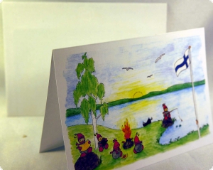 Faltkarte Mittsommernacht