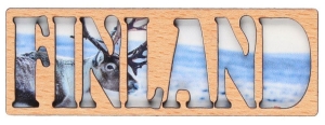 Magnet "Finland" mit Rentier