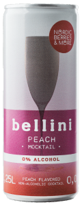Nordic Berries & More Peach Bellini Mocktail 0,0%