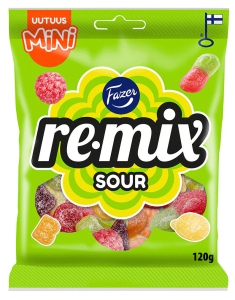 Fazer Remix Minis Sour Fruchtgummi-Mischung
