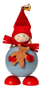 Silas Tonttukylä Tonttu Nella mit Teddybär