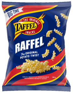 Taffel Raffel Sipsi salzige Kartoffelspiralen