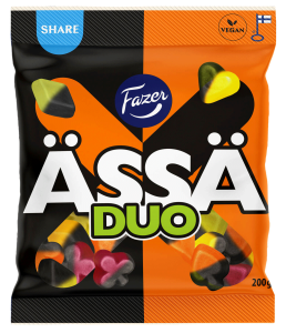 Fazer Ässä Duo Fruchtgummi-Lakritz-Mix