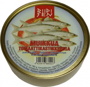 Riipisen Muikkua tomaattikastikkeessa - Maränen in Tomatensauce