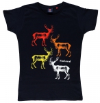 Frauen T-Shirt Poro Rentiere